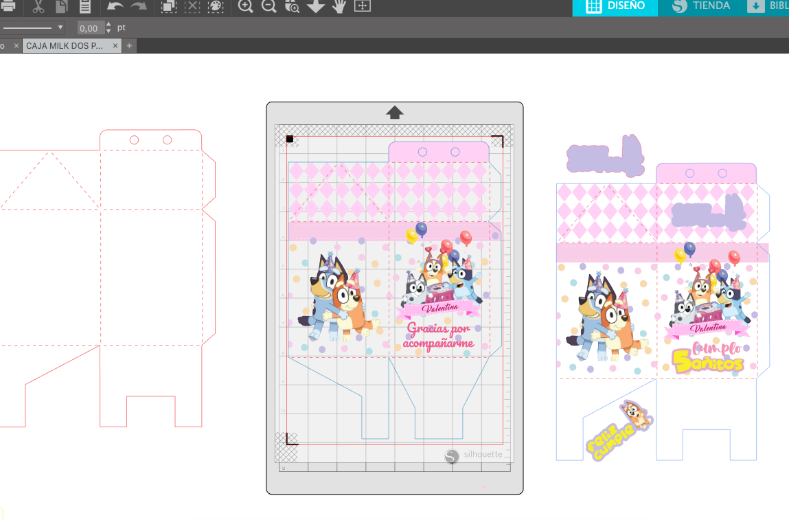 CAJA MILK BLUEY - Imagen 2