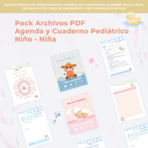 Pack Agenda y Cuaderno Pediátrico